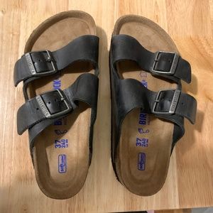 Birkenstock Arizona Black 37, new soft sole